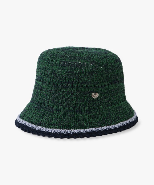 アナスイ ANNA SUI ANNA SUI（アナ スイ）ワッフル風ニットクロッシェ （オフホワイト） アナスイ ANNA SUI ANNA SUI（アナ スイ）ワッフル風ニット