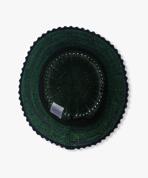 ANNA SUI 帽子 ハット ワッフル風ニットクロッシェ レディース