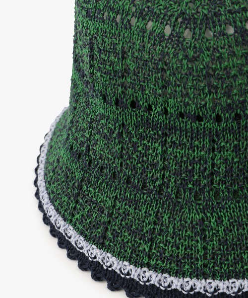 ANNA SUI 帽子 ハット ワッフル風ニットクロッシェ レディース