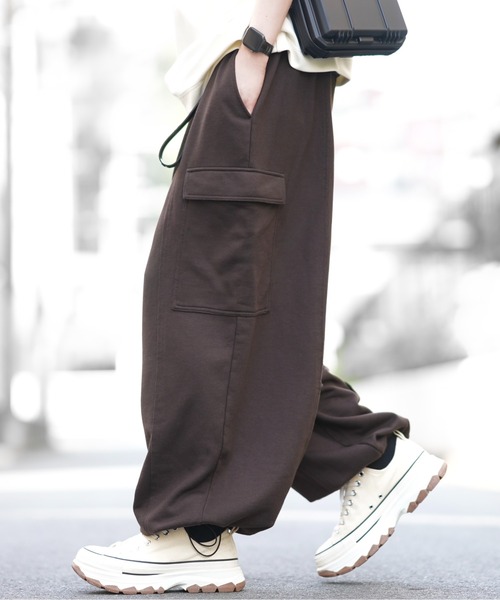 DOOPZ（ドープス） ワイドパンツ カーゴパンツ BAGGY SWEAT CARGO