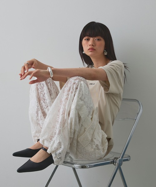 tシャツ ボディピアスTシャツ「ELLEgirl/エルガール」 レディース tシャツ ボディピアスTシャツ「ELLEgirl/エルガール