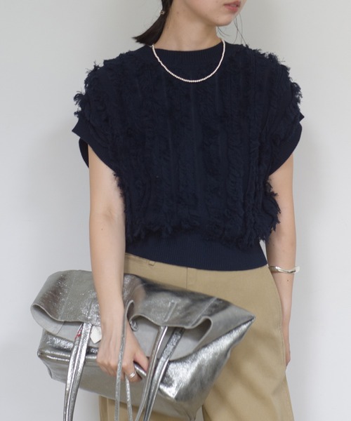 DRESSTERIOR ベスト ジレ 「コットン100％／ショート丈」2WAY