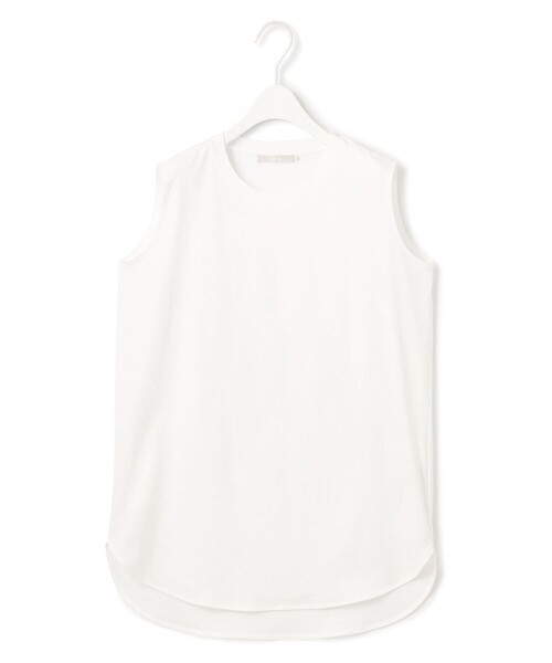 tシャツ コンパクトスムース ノースリーブ Tシャツ レディース