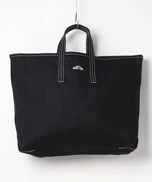 DANTON ブラックトートバッグ Danton 「DANTON」 トートバッグ F ブラック レディース