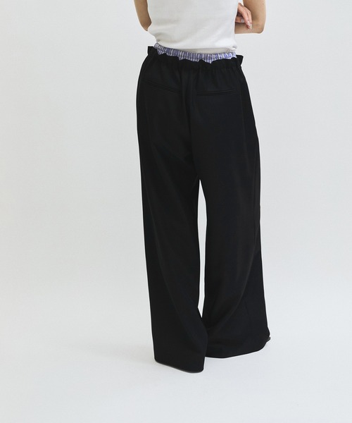 ★新品未使用★adam et rope パラシュートスラックス38 ブラック ADAM ET ROPÉ FEMME(アダム エ ロペ ファム) / 【環境配慮