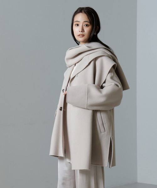 NANO universe（ナノ・ユニバース） チェスターコート M グレー系