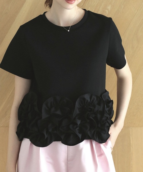 MERAKI（ファッション） tシャツ ヘムラインデザインTシャツ