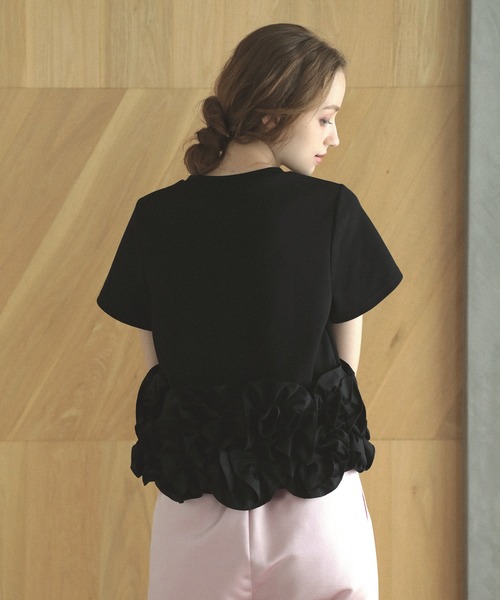 MERAKI（ファッション） tシャツ ヘムラインデザインTシャツ