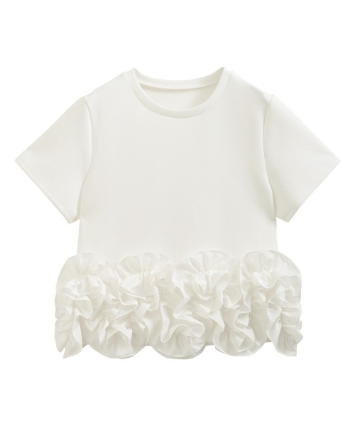 MERAKI（ファッション） tシャツ ヘムラインデザインTシャツ