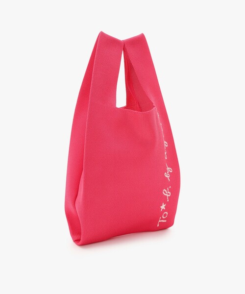 To b. by agnes ハンドバッグ ニット ロゴトートバッグ : ZOZOTOWN To b. by agnes ハンドバッグ ニット ロゴトートバッグ : ZOZOTOWN