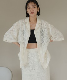 ブラウス シャツ パッチワークレースシャツ　327860 レディース｜ZOZOTOWN Yahoo!店
