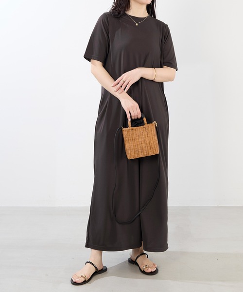 MICA&DEAL ワンピース クルーネックフレアワンピース : ZOZOTOWN