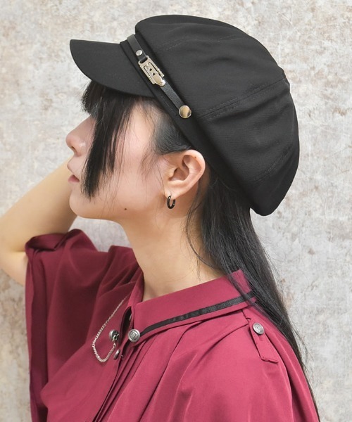 axes femme 帽子 キャスケット ベルトラインキャスケット