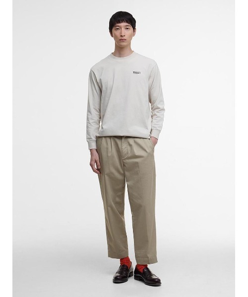 Barbour（バブアー） tシャツ Walton ロングスリーブTシャツ メンズ