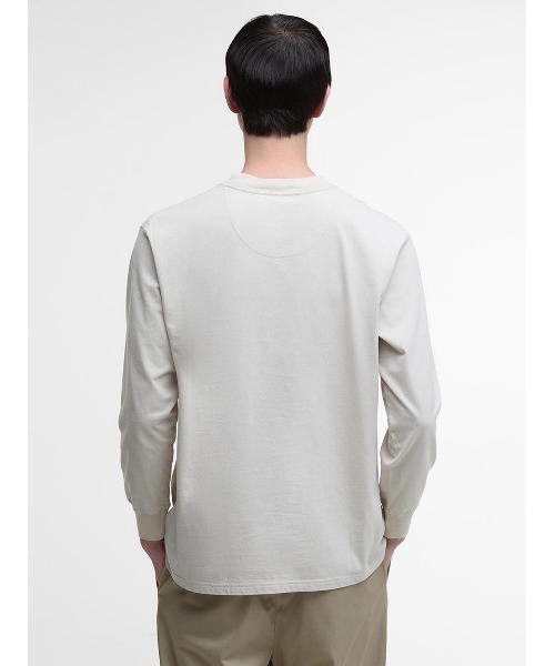 Barbour（バブアー） tシャツ Walton ロングスリーブTシャツ メンズ