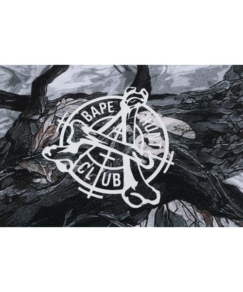A BATHING APE パーカー TREE EDGE CAMO LAYERED PULLOVER