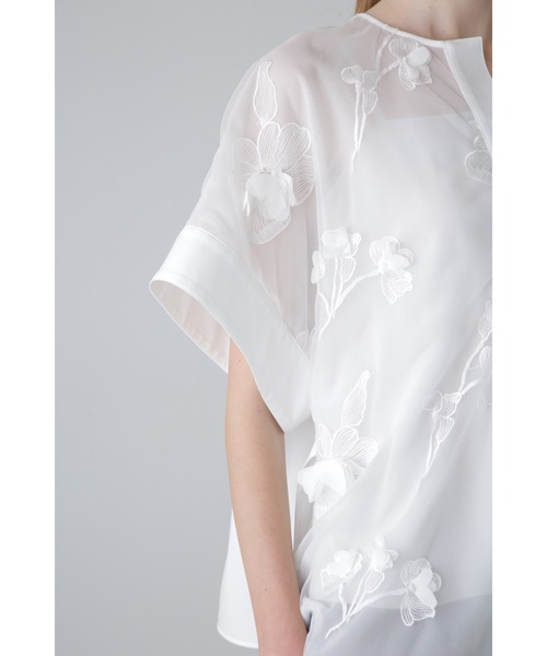 ADORE（アドーア） ブラウス シャツ 3Dレースブラウス レディース