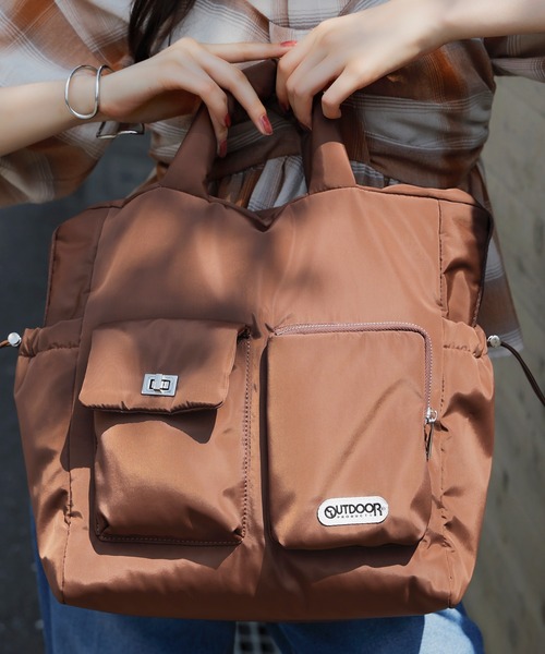 【OUTDOOR PRODUCTS】VIS別注6ポケット2WAYトートバッグ OUTDOOR PRODUCTS】VIS別注6ポケット2WAYトートバッグ（トート