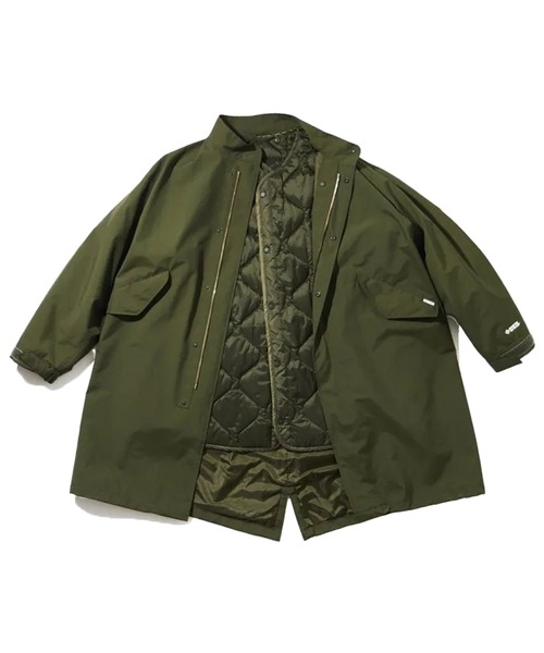 かめ様用フリークスストアFreada ミリタリー ラバーコート 定価36300円 FREAK'S STORE（フリークスストア） コート「+phenixコラボ」 MEDIUM