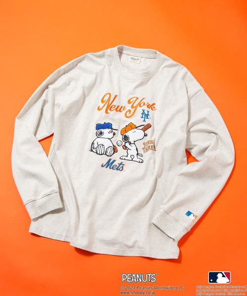 PEANUTS 「PEANUTS」 長袖Tシャツ「genuinemerchandiseコラボ