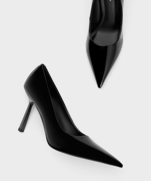 「CHARLES & KEITH」 パンプス 24.5cm ライラック レディース_画像5