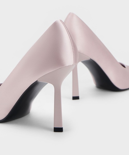 「CHARLES & KEITH」 パンプス 24.5cm ライラック レディース_画像7