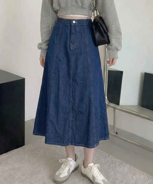 cammie デニムスカート デニムフレアスカート : ZOZOTOWN Yahoo!店