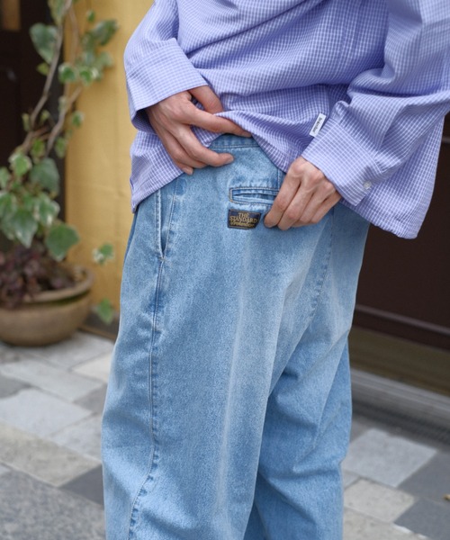 BROKEN BASE ジーンズ Two-Tuck Wide Denim メンズ レディース