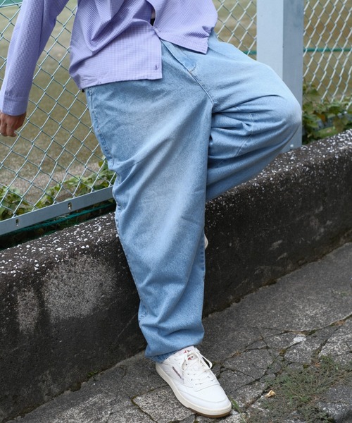 みやまさ BROKEN BASE ジーンズ Two-Tuck Wide Denim メンズ レディース