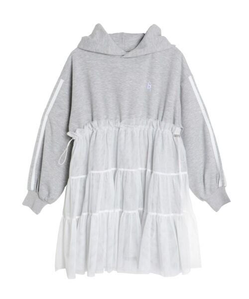 CALNAMUR（カルナムール） ワンピース 2WAYチュールオーバースウェット