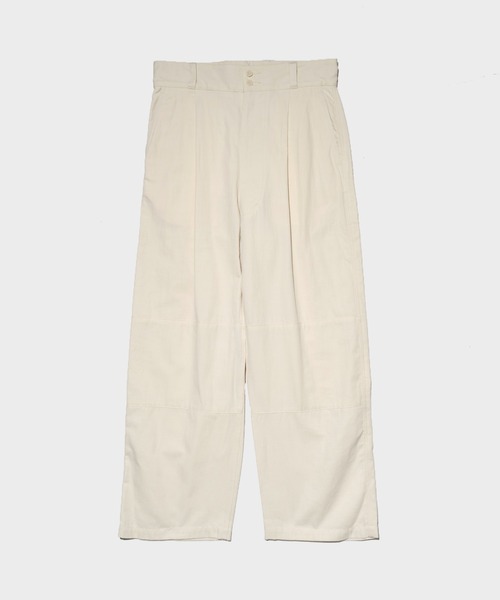 ワイドパンツ パンツ 「ATON / エイトン」HARD WASHED COTTON M-47 PANTS メンズの画像