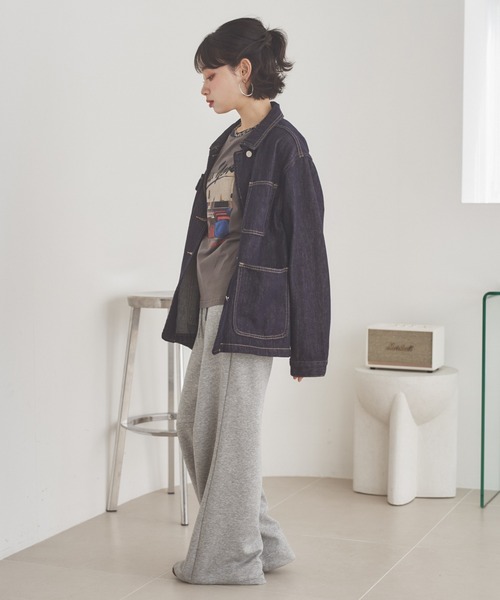 デニムジャケット gジャン 4 pocket denim coverall jacket /4ポケット
