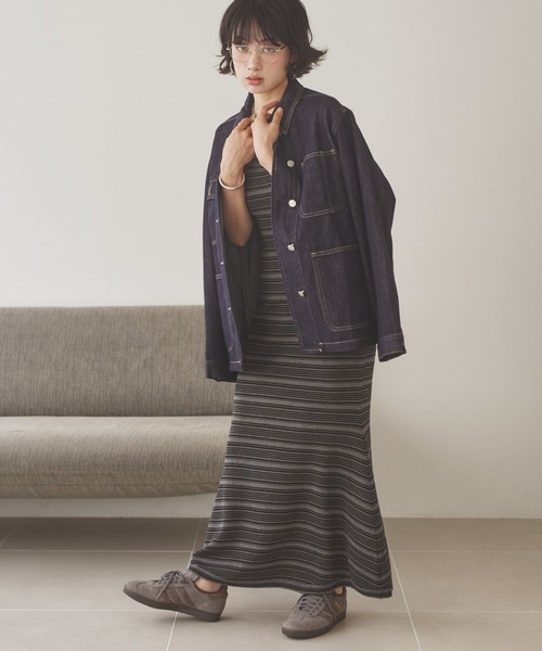 デニムジャケット gジャン 4 pocket denim coverall jacket /4ポケット