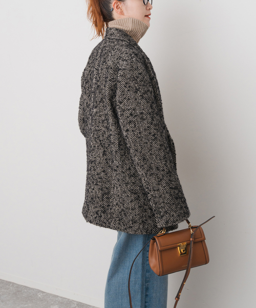 Spick＆Span（スピック アンド スパン） コート アウター ヘリンボン