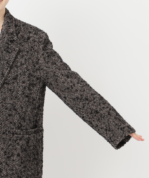 Spick＆Span（スピック アンド スパン） コート アウター ヘリンボン