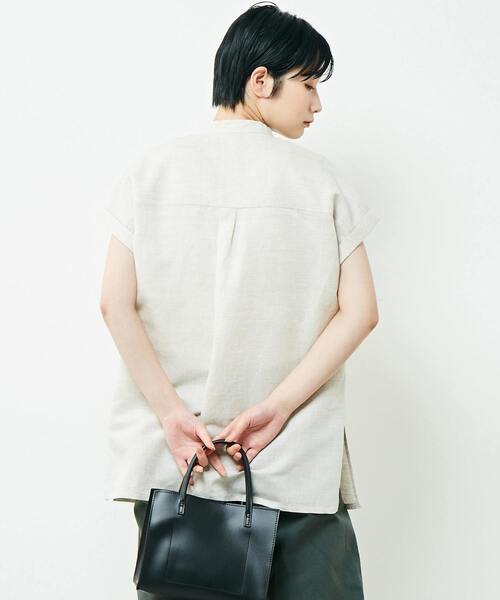 「MELROSE claire」 半袖ブラウス FREE ブラック レディース_画像9