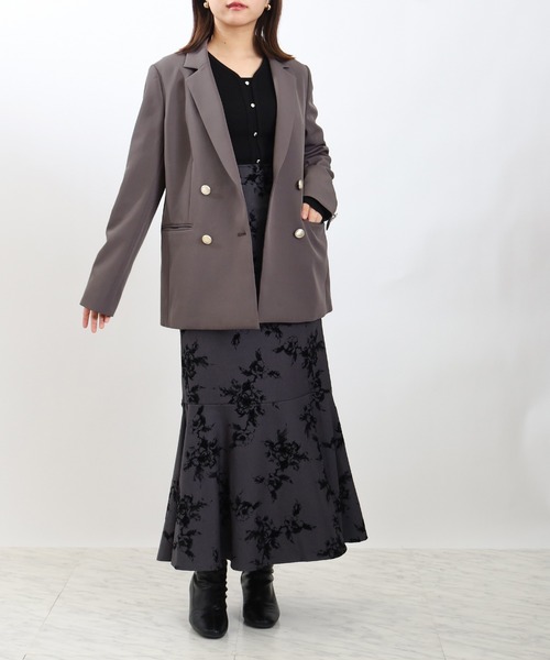 TRUDEA（トルディア） ジャケット テーラードジャケット ダブル