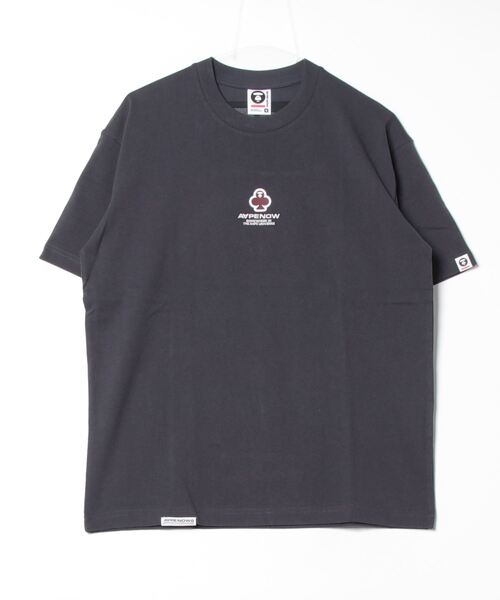 「AAPE BY A BATHING APE」 半袖Tシャツ - ダークグレー メンズ_画像2