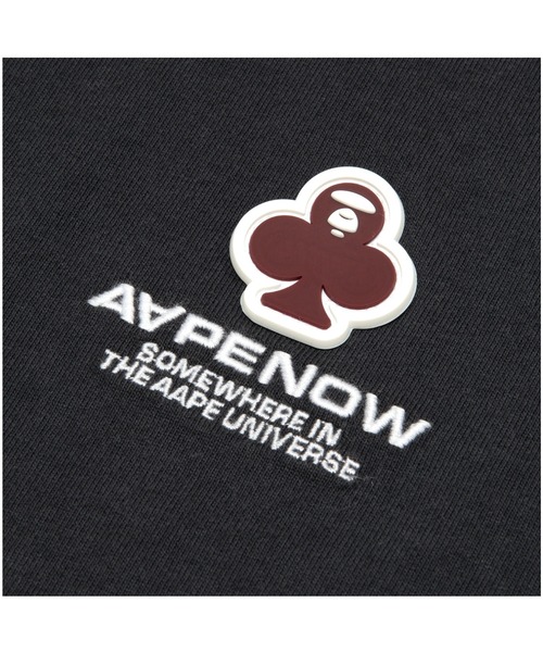 「AAPE BY A BATHING APE」 半袖Tシャツ - ダークグレー メンズ_画像9