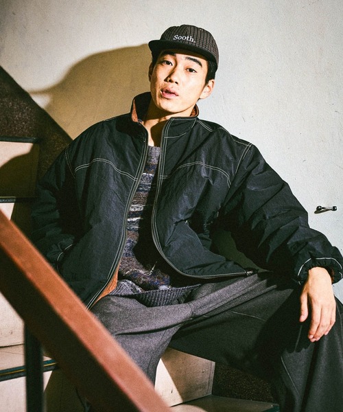 niko and…（ニコアンド） ブルゾン アウター リバーシブルスタンド