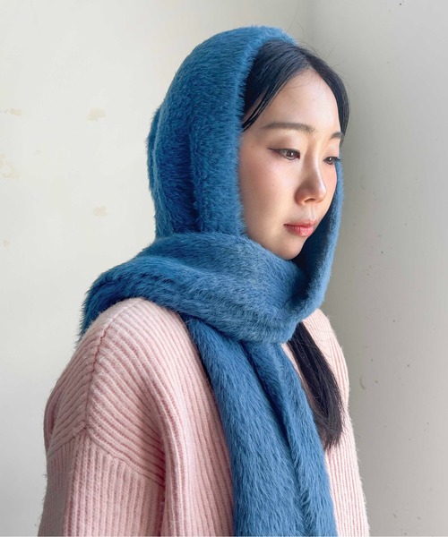 Casselini（キャセリーニ） マフラー ストール フード付きマフラー