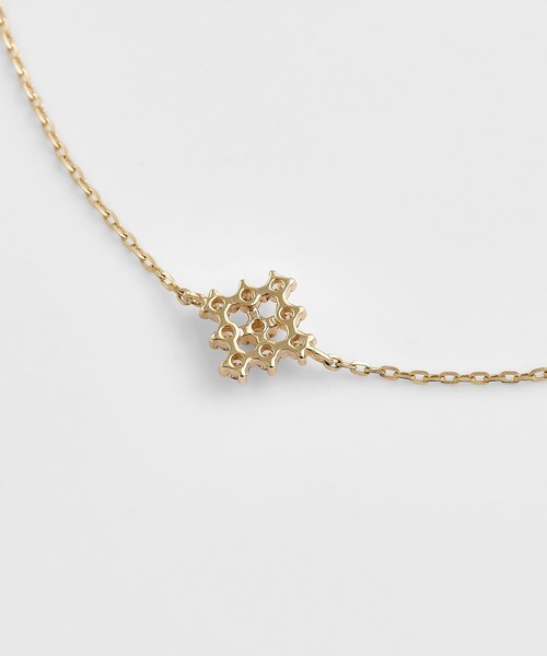 K10 agete　ブレスレット agete（アガット） ブレスレット K10ダイヤモンドブレスレット（0.06ct