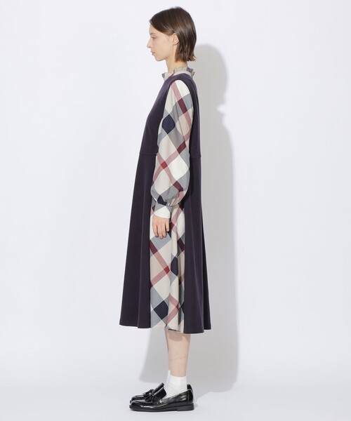 ブルーレーベルクレストブリッジ ワンピース チェックのおすすめ人気