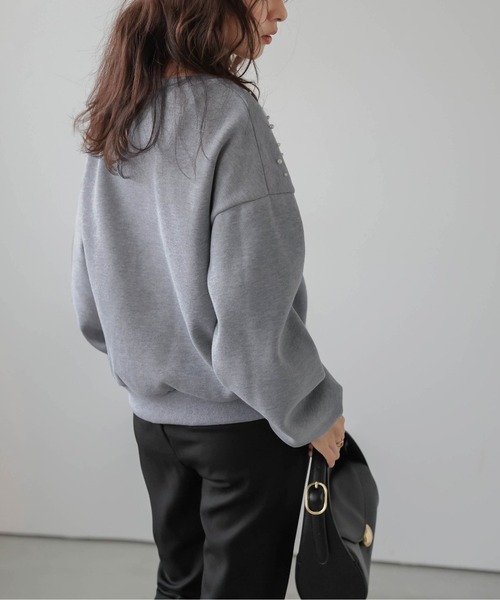 「SUGAR BISKET」 スウェットカットソー フリー グレー レディース_画像5