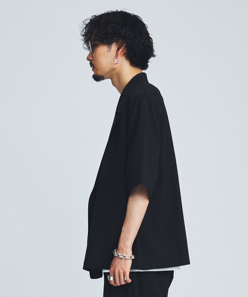 「Iroquois」 半袖シャツ 2 ライトグリーン メンズ_画像8
