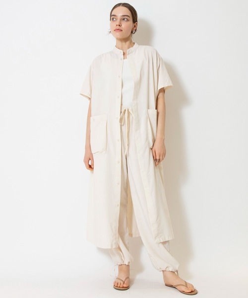 「Johnbull」 半袖ワンピース SMALL オリーブ レディースの画像