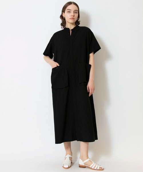 「Johnbull」 半袖ワンピース SMALL オリーブ レディースの画像