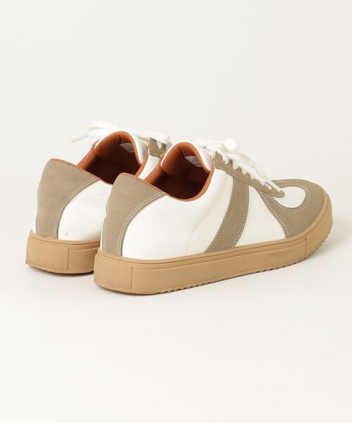 「GERMAN TRAINER」 「LARS」ローカットスニーカー 26.5 ホワイト メンズ_画像2