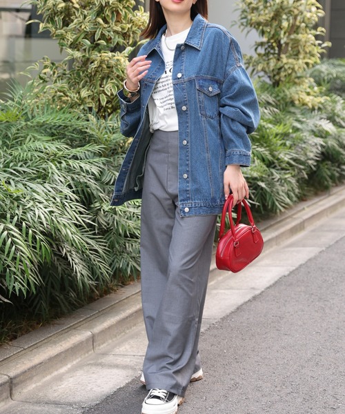 sakishimatokyo デニムジャケット FREE ブルー レディース : ZOZOTOWN