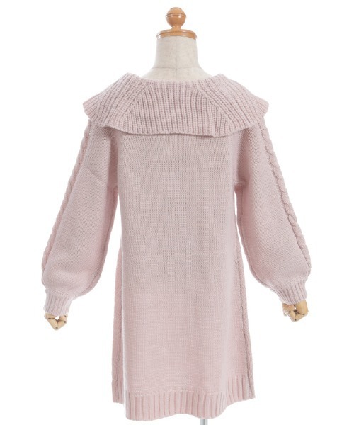 axes femme（アクシーズ ファム） ワンピース Wリボンニット